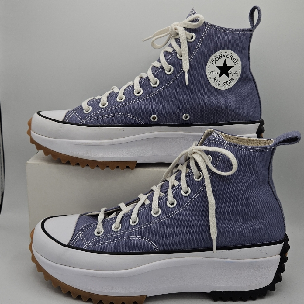 Limited Edition Converse Run Star slate purple platform Chuck Taylor  women's 12